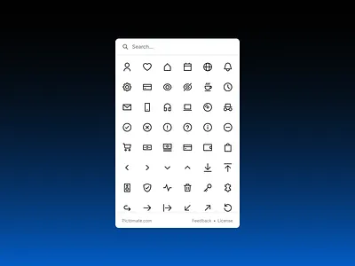 Pictomate — Figma Icon Plugin app asset figma free icon productdesign resource svg ui ux website