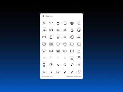 Pictomate — Figma Icon Plugin app asset figma free icon productdesign resource svg ui ux website