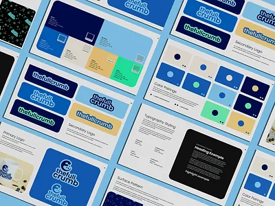 The Full Crumb Brand Identity Creation brand guide brand identity creation brand strategy branding cookie brand identity cookie logo design layout logo design logotype marketing brand marketing logo