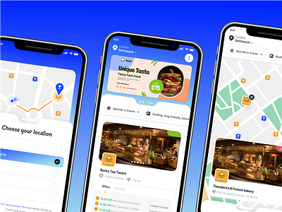 Foodsy(Food Finder App) app deisng branding design ecommerce graphic design logo product ui