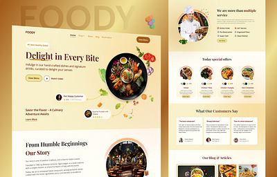 Restaurant Landing Page figma deisgn figma landing page figma to webflow figma website food landing page resturant landing page resturant website resturant website mockup ui ux design webflow developmnet website desing website mockup website ui design