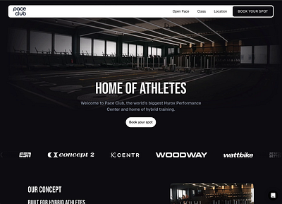 Pace Club - Hyrox Website app athletes athletess fitness gym home hyrox video website