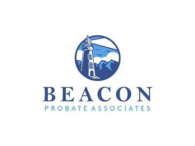 Lighthouse-Inspired Logo for Beacon Probate Associates – Trust, design presentation
