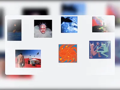 Digital Gallery Identity Showcase artist platform artistic identity bold visuals clean design creative display creative platform curated content curated feed design collection digital gallery featured artwork identity design minimal layout modern interface portfolio screen sleek interface visual identity visual showcase