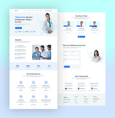 Doctors Appointment Landing Page appointment design doctor appointment doctor consultation landing page doctors healthcare landing page landing page medical landing page online appointment online consultant online doctor consultant ui ui design web design website website design