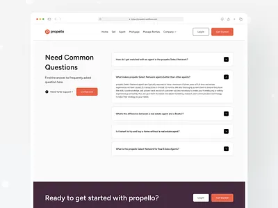 FAQ Page for Real Estate Platform agent apartment buy dashboard details explore filter home housing inquiry listing location map neighborhood pricing property realestate rent search viewing