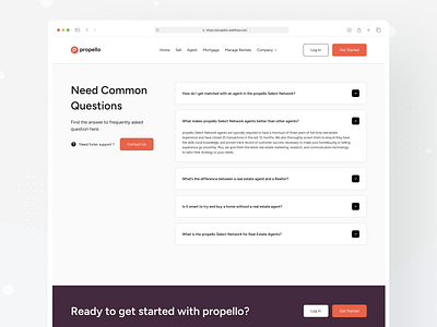 FAQ Page for Real Estate Platform agent apartment buy dashboard details explore filter home housing inquiry listing location map neighborhood pricing property realestate rent search viewing