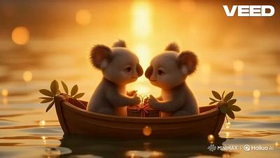 Love, Coded in the Stars – An AI Koala Story💖🤖 3d after effects audacity branding capcut chatgpt graphic design hailuo ai inshot logo midjourney minimax motion graphics photoshop premiere pro ui