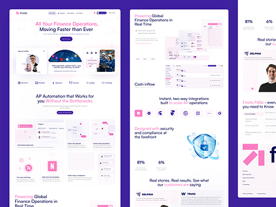 Saas landing page branding design graphic design home page illustration landing page logo motion graphics saas saas webesite ui uiux ux vector