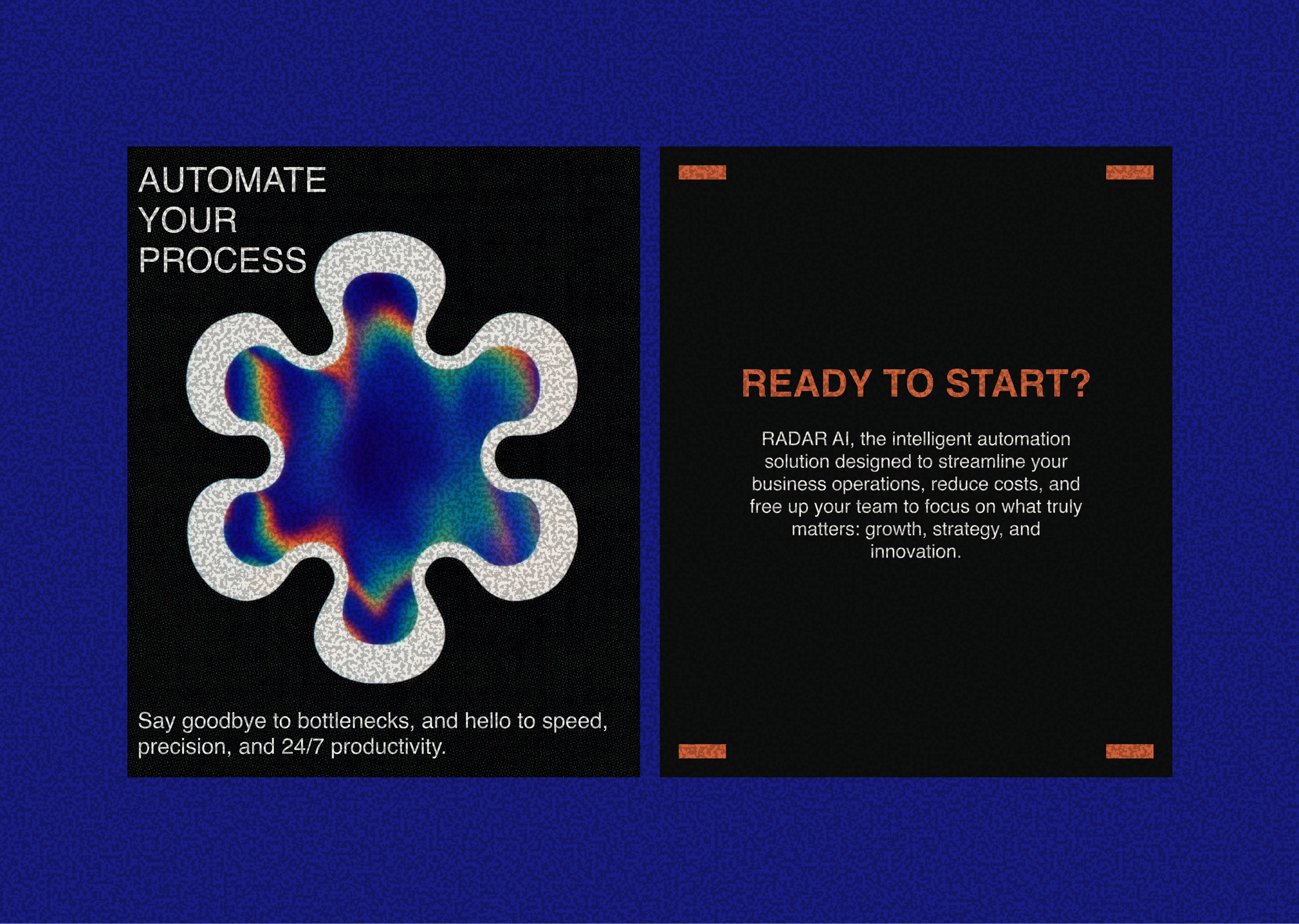 AI Automation Cards ai artificial intelligence automation business figma framer modern websites