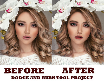 Dodge and Burn Tool Project with Adobe Photoshop adobe photoshop dm to order dodge and burn tool project graphic design photoshop project portfolio