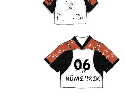 NŨM£’!RIK branding fashion illustration graphic design