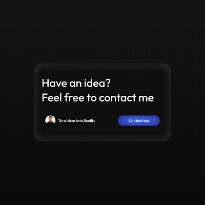 Contact me contact me design ui