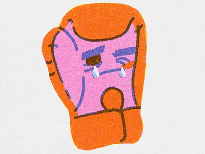 Fighting Back Tears animation graphic design illustration motion graphics procreate stopmotion