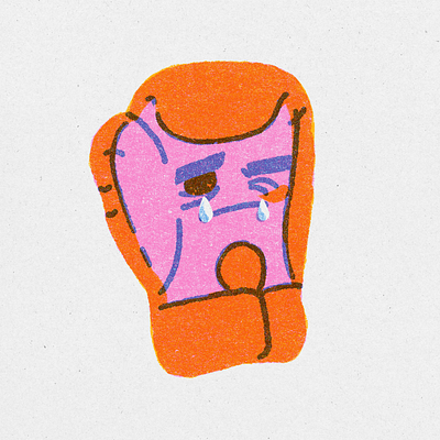 Fighting Back Tears animation graphic design illustration motion graphics procreate stopmotion