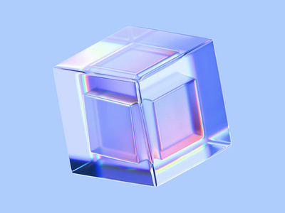 Chromatic Cube 3d abstract animation blender