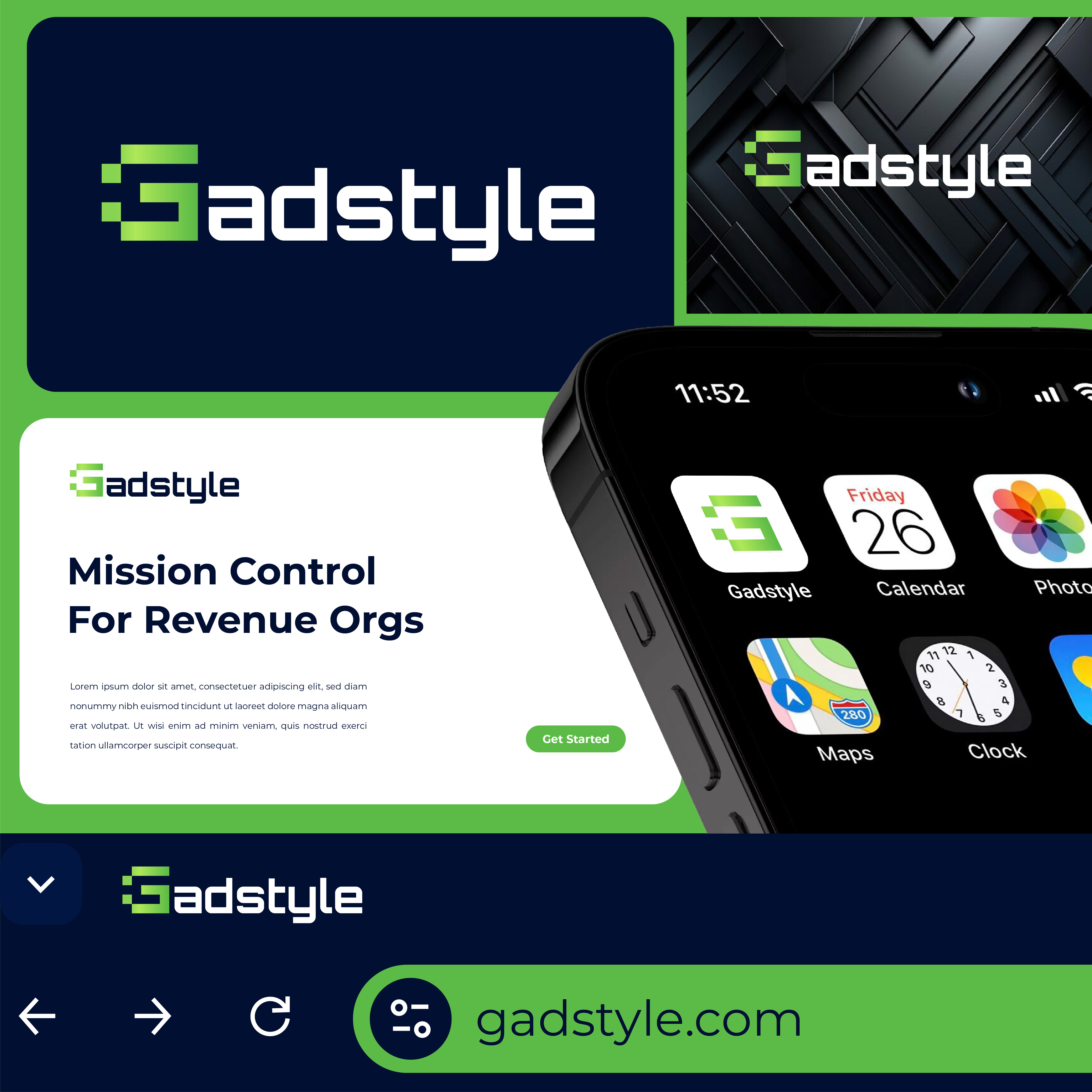 Gadstyle Minimalist Logo business logo gadstyle logo logo logo design minimalist lgog minimalist logo design modern logo modern logo design timeless logo unique logo