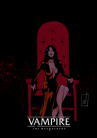 Vampire the Masquerade fan art darkfantasy digitalart digitalillustration illustration masquerade vampire
