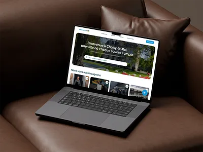Choisy-le-roi site redesign design redesign ui