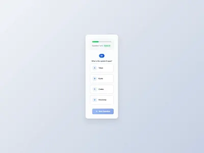 Quizz Sytem Test animation quiz quizz ui