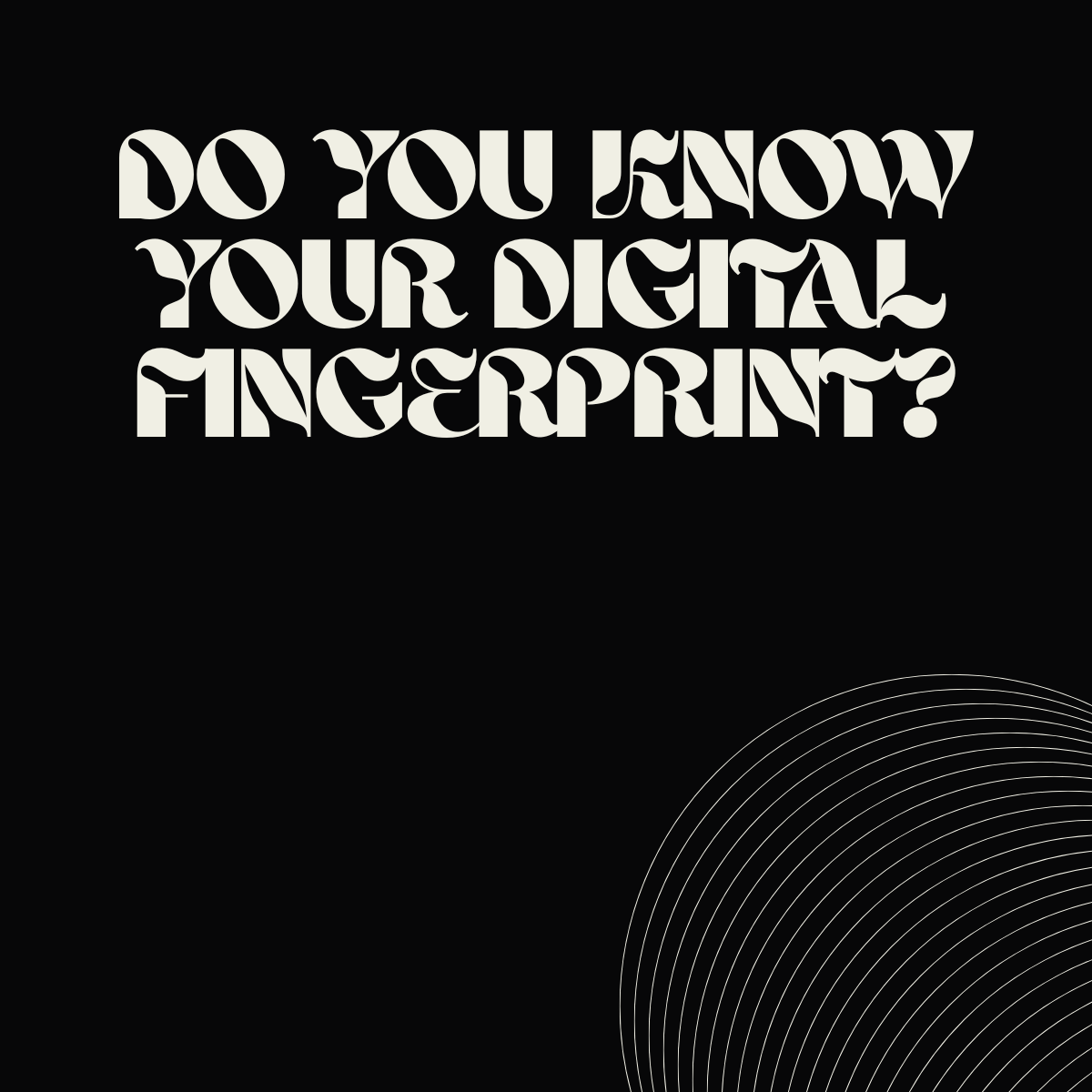 Digital Fingerprint Illustration branding canva font graphic design illustration logo photoshop