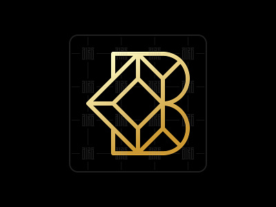 Luxury Diamond B Letter Logo ( Logo Forsale ) b logo branding design diamond diamond logo icon letter logo logo logo design logodesign minimal minimalist logo