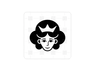 Beautiful Queen Logo ( Logo Forsale ) beautiful branding design girl icon illustration logo logo design logodesign minimal minimalist logo people queen ui woman