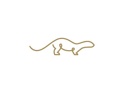 Otter Logo Line animal logo line logo logos minimal minimalist modern logo otter otter logo otters otters logo sea otter simple logo