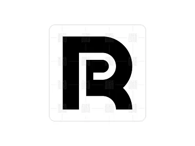 PR RP Letter Logo ( LogoForsale ) branding design finance logo icon illustration letter logo logo logo design logodesign minimal minimalist logo monogram pr rp ui