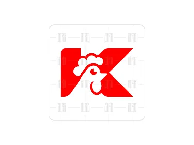 Chicken K Letter Logo ( Logo Forsale ) animal branding chicken design icon illustration k letter k logo logo logo design logodesign minimal minimalist logo ui