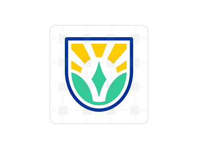 Nature Shield Logo ( Logo Forsale ) branding design ecology environment icon illustration leaf logo logo design logodesign minimal minimalist logo nature logo shield sun ui