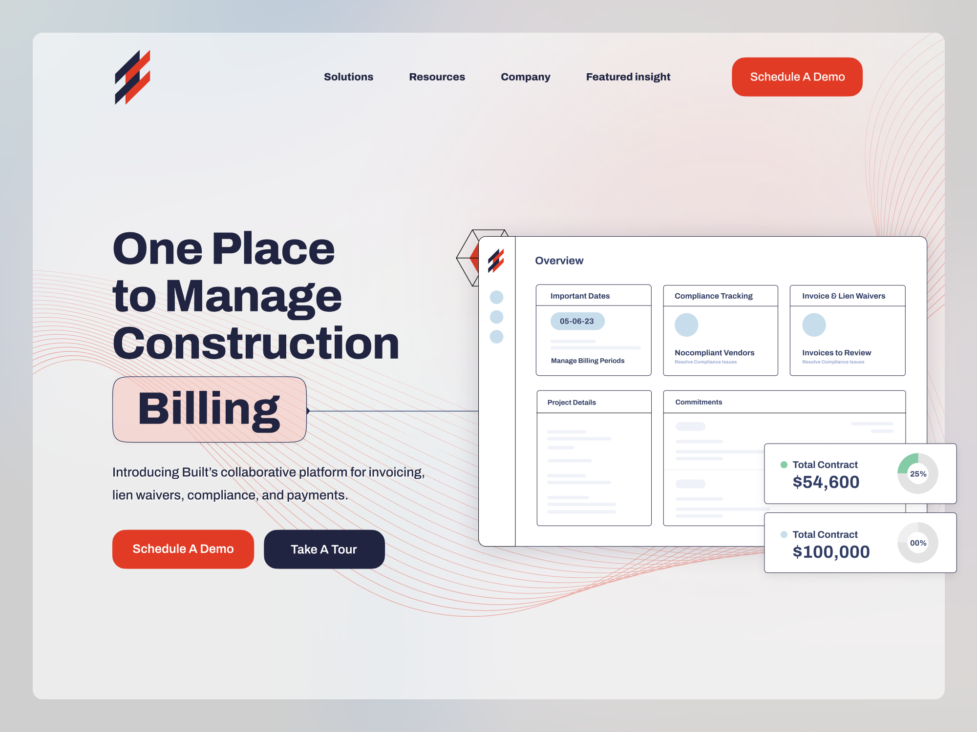 Example of Saas Web Design + Illustration