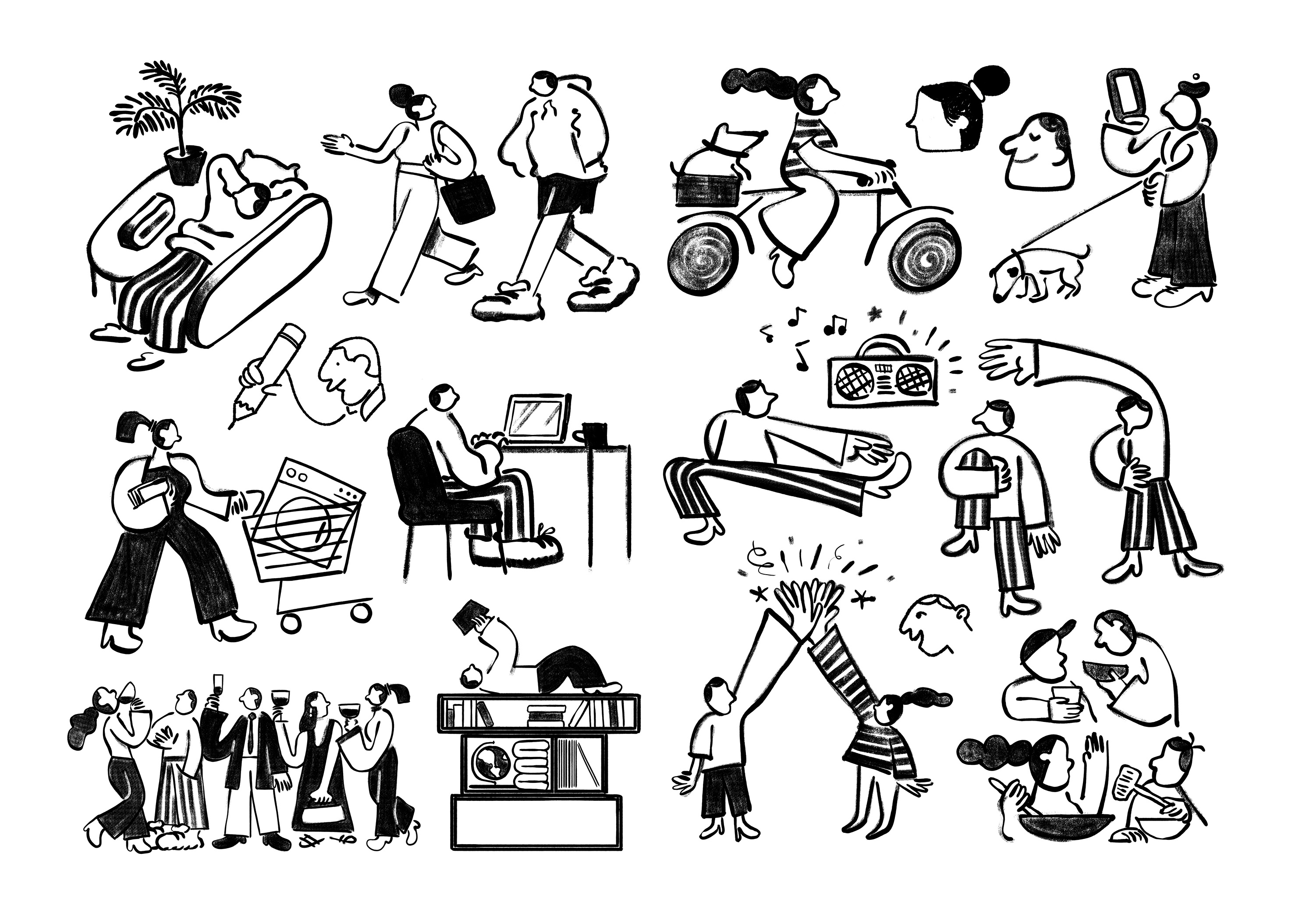 RB019 branding character education illustration