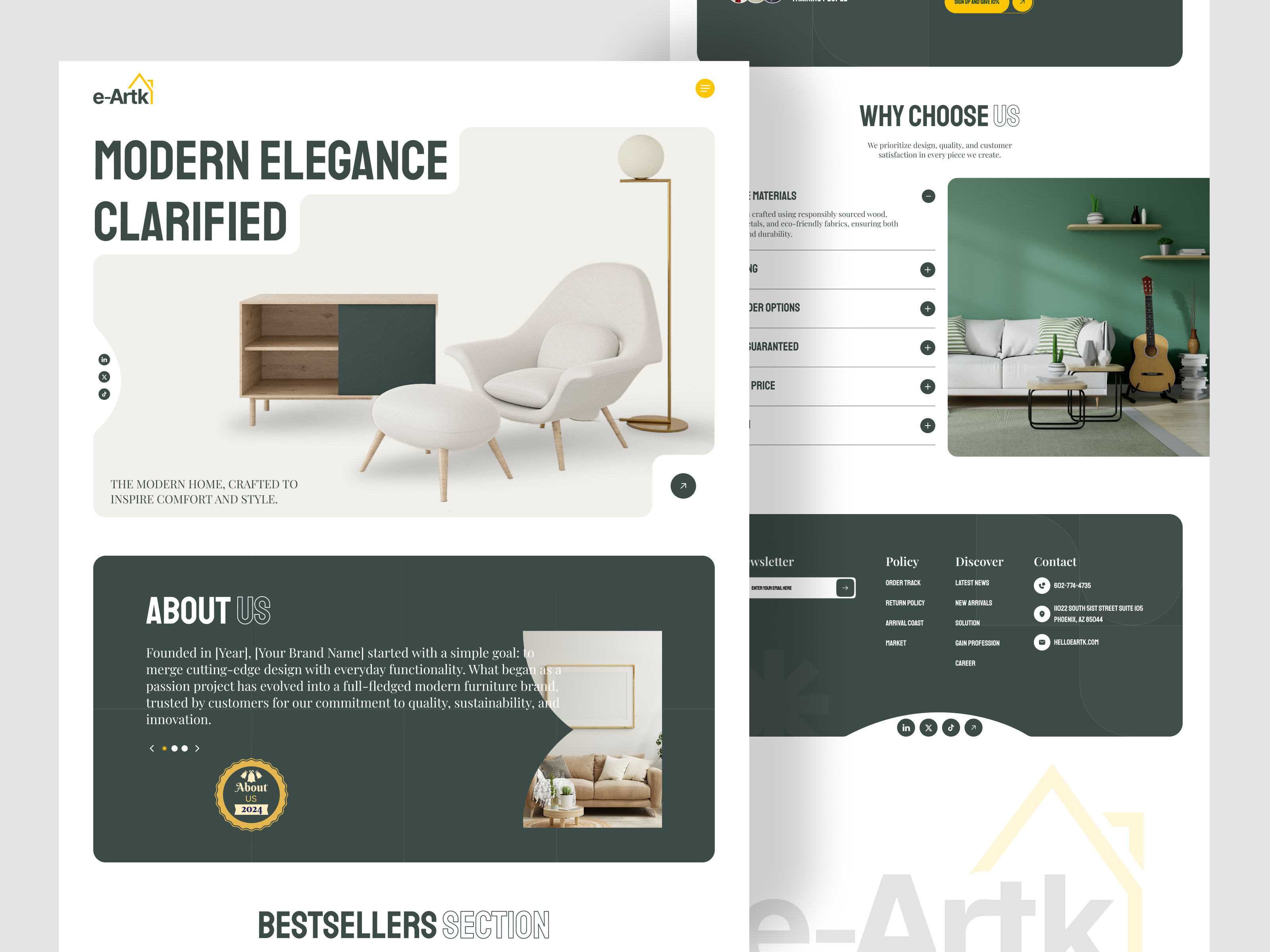 Example of Landing Page Design