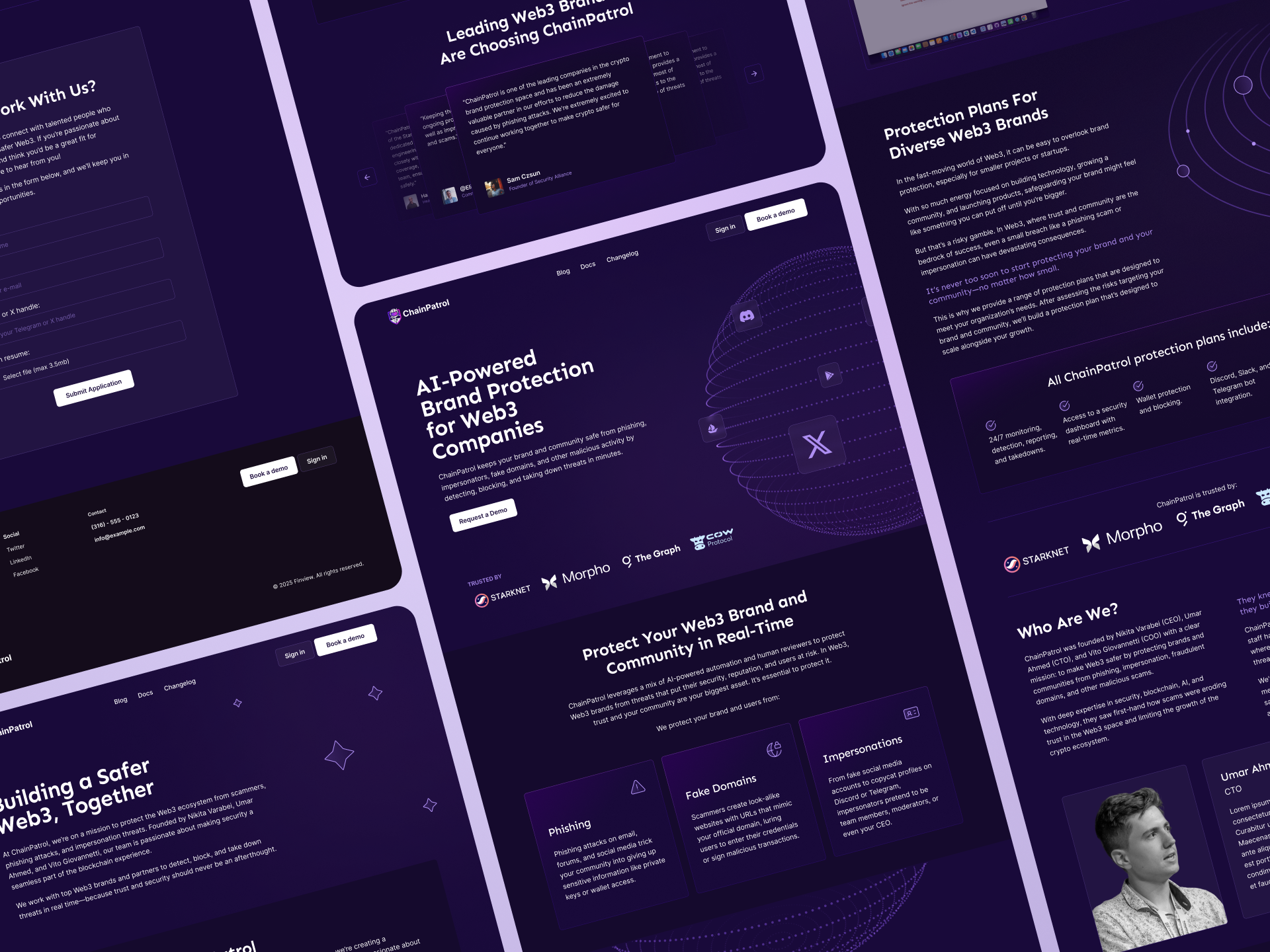 Example of Website Design & Development (Framer)