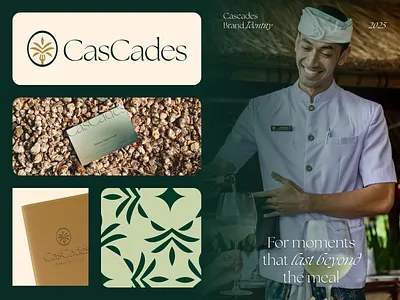 🌿 Rebranding Concept – CasCades Bali ✨ baliexperience brandidentity branding cascadesbali design graphic design illustration logo logo design luxurymeetsnature rebranding restaurantbranding tropicalelegance visualredesign