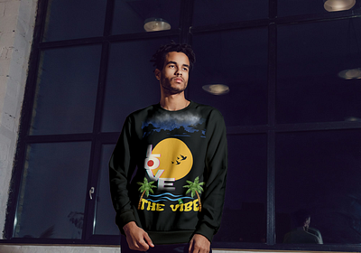Feel the Vibe Tee feel the vibe graphic design nature sunset tshirts