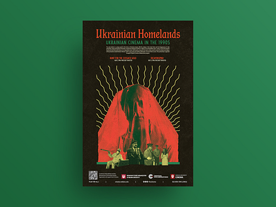 Ukrainian Homelands film series poster film poster graphic design poster poster art poster design