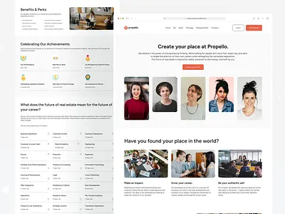 Career Opportunities Page Design agent apartment buy dashboard details explore filter home housing inquiry listing location map neighborhood pricing property realestate rent search viewing