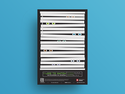 I Like To Watch film series posters film poster graphic design illustration poster poster art poster design