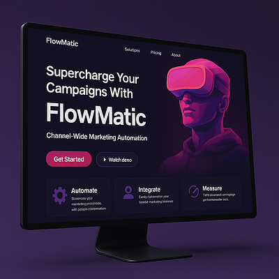FlowMetric – Analytics Dashboard UI Design