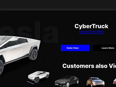 Tesla landing Page Redesign animation design figma graphic design landingpage tesla ui uxui