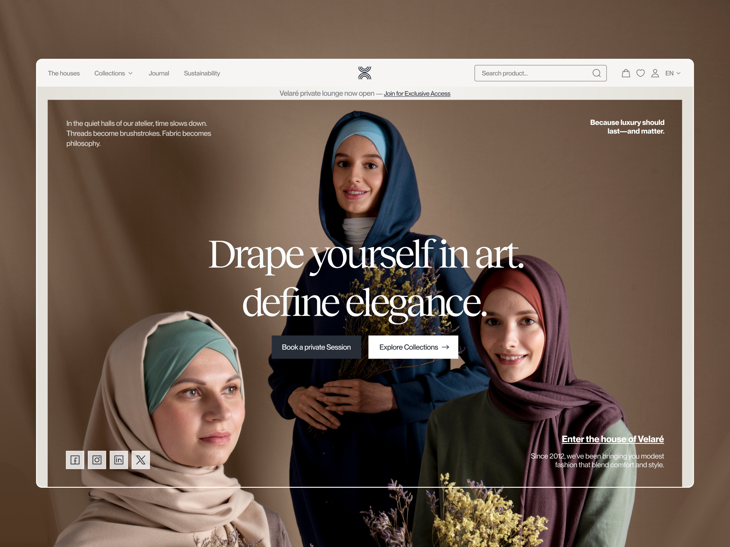 Example of Premium Shopify Website Design