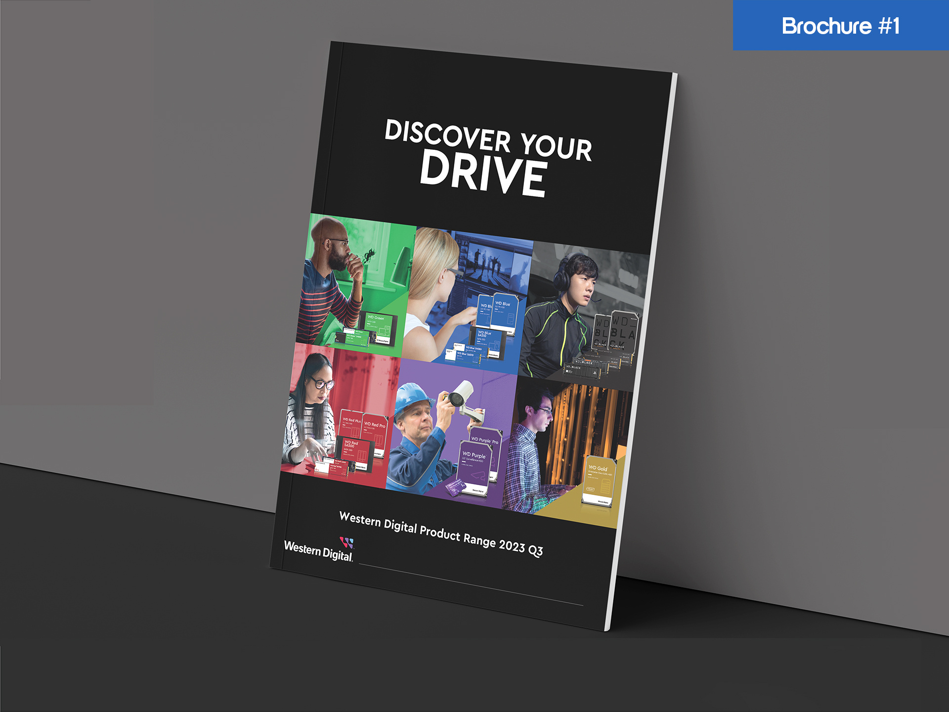 Western Digital Brochure branding brochure design graphic design
