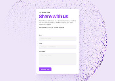 Simple Contact Form Design card design clean contact contact form design challenge figma form graphic design ui user experience