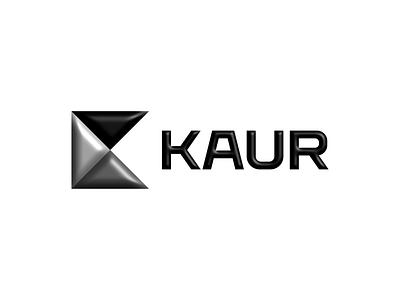 KAUR logo design - concept 3d brand identity branding clean logo concept creative logo graphic design k letter lettermark logo logo concept logo design modern logo symbol