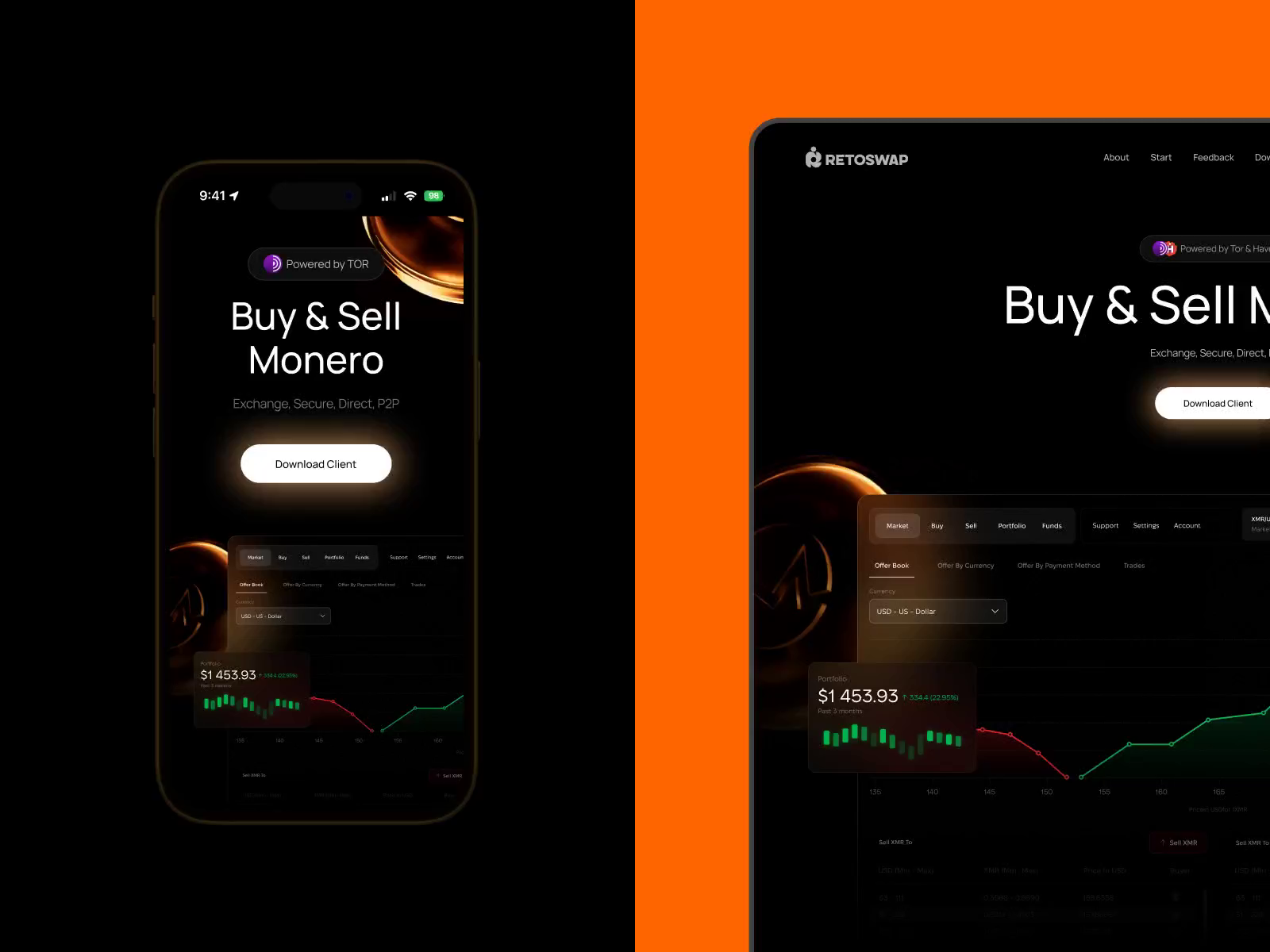 Example of Landing Page Design / Website Design