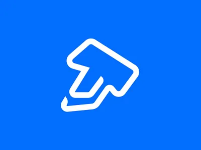 "T" Real Estate - Iconic Logo blue brand identity branding construction graphic design minimalist modern property real estate brand real estate logo design realestatelogo simple tlogo