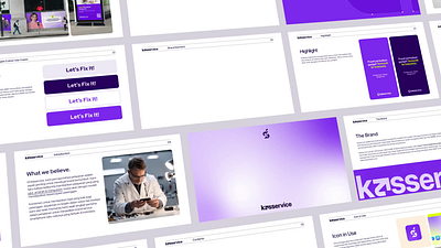 Brand Guidelines - Kasservice animation branding graphic design logo motion graphics