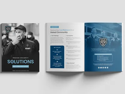 🚨 Security Case Study Design – First Choice Security branding
